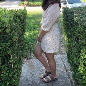 American Eagle Outfitters Floral Romper with Pockets